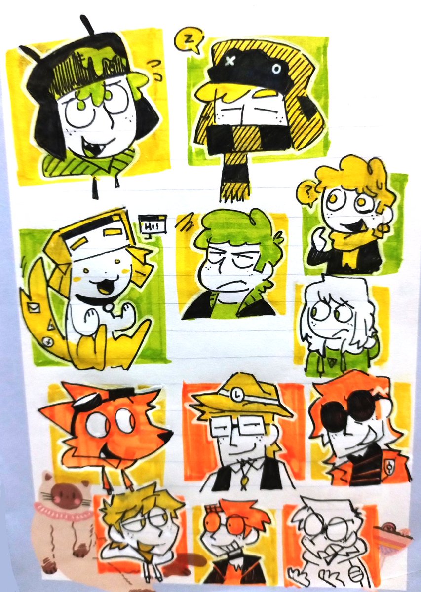 HALFLIZARD's tweet photo. #deadwaters #timetwist #ocs
My collections of OCs based off one specific guy. And also, Kyle is there https://t.co/QgkaCSnj2T