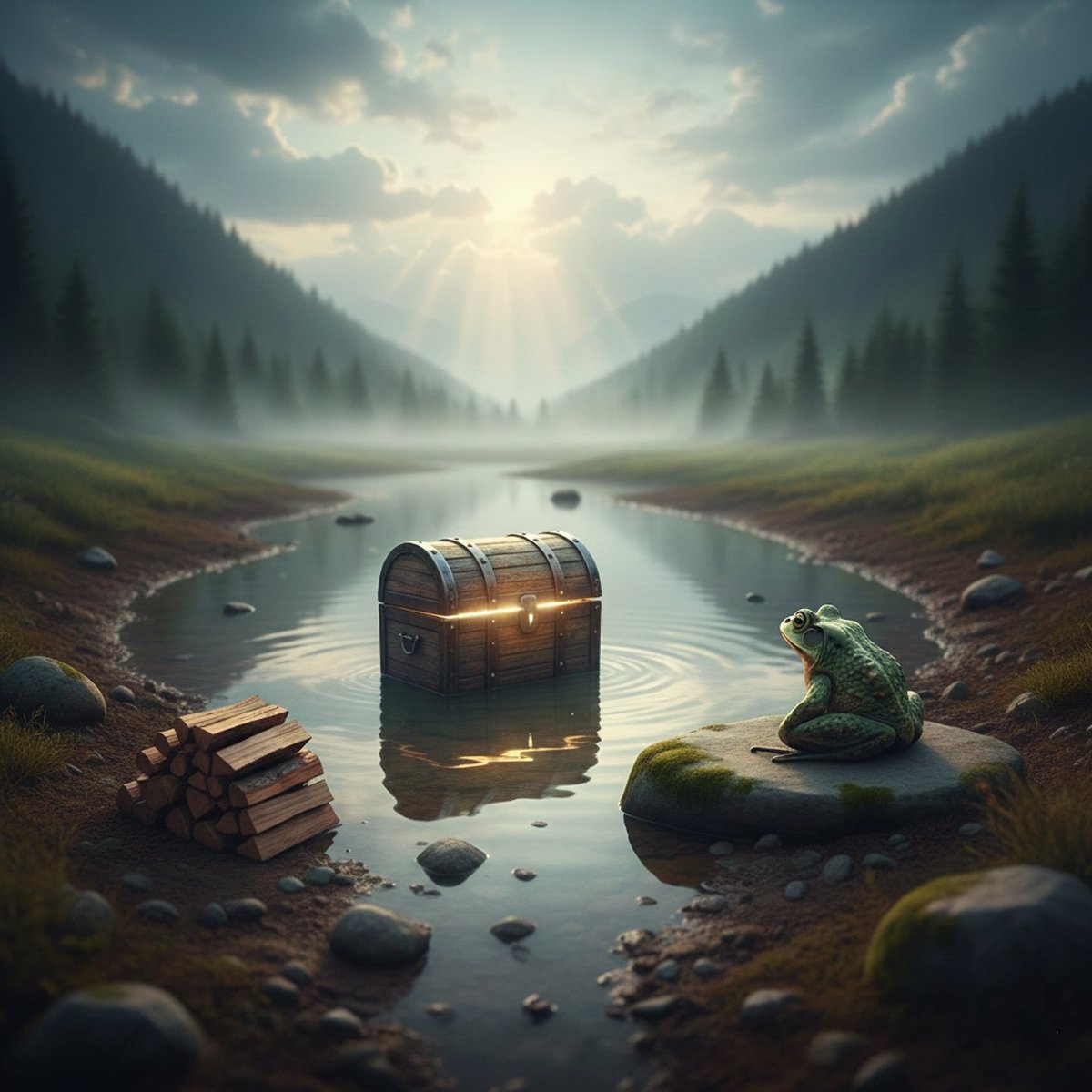 Water does not panic when its level drops — it simply waits for the rain.
Your portfolio is not your worth. Conviction is the real asset you stack.

Market noise is loud,
but the Proof of Time is silent and absolute.

Hold the line.
Observe the flow.
Build for the season that is