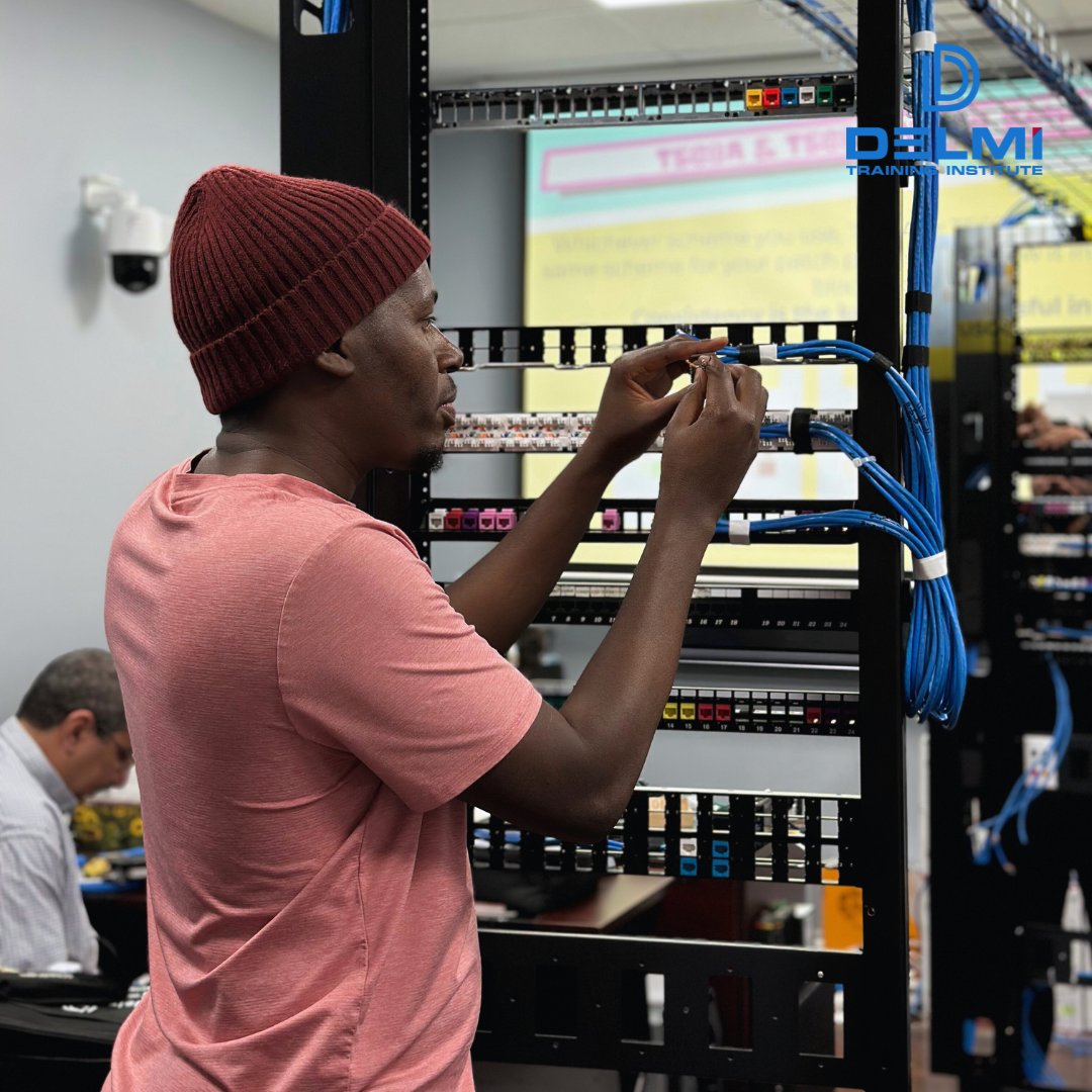 DelmiTraining's tweet image. 𝗗𝗲𝗹𝗺𝗶 𝗧𝗿𝗮𝗶𝗻𝗶𝗻𝗴 𝗜𝗻𝘀𝘁𝗶𝘁𝘂𝘁𝗲 – 𝗡𝗲𝘁𝘄𝗼𝗿𝗸 𝗖𝗮𝗯𝗹𝗶𝗻𝗴 (𝗗𝗮𝘆 𝟱)

#DelmiTraining #NetworkCabling #TechnicalTraining #HandsOnSkills #ITTraining