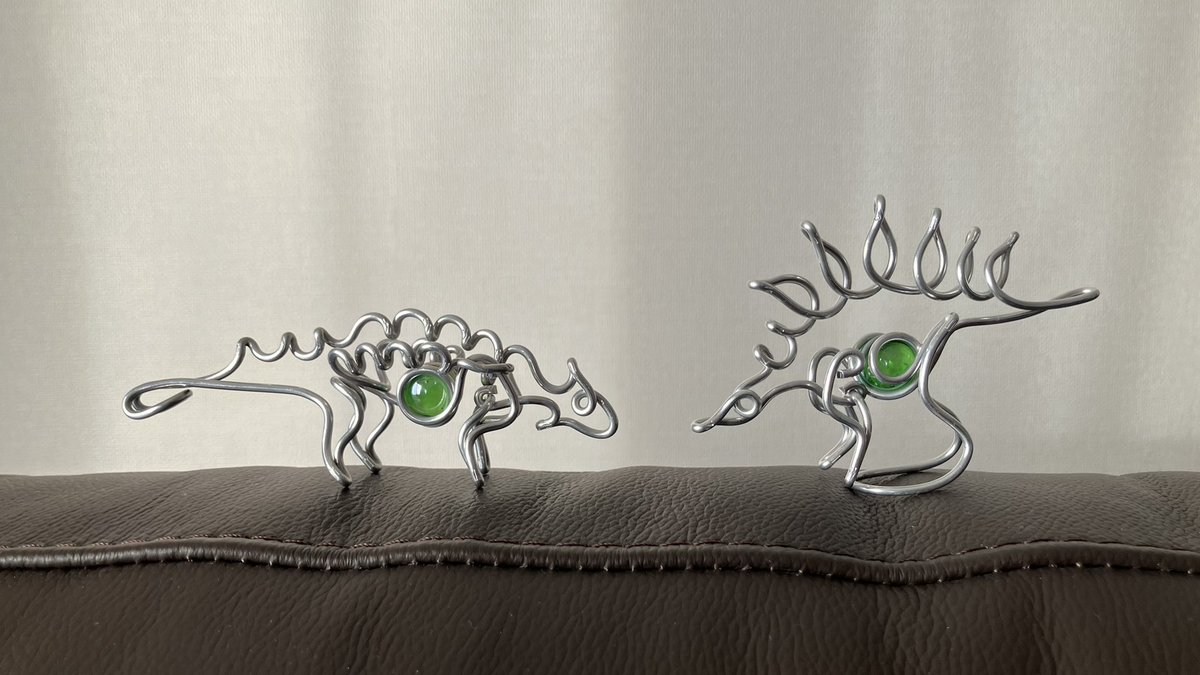 Square wire art museum ワイヤーアート博物館(恐竜など