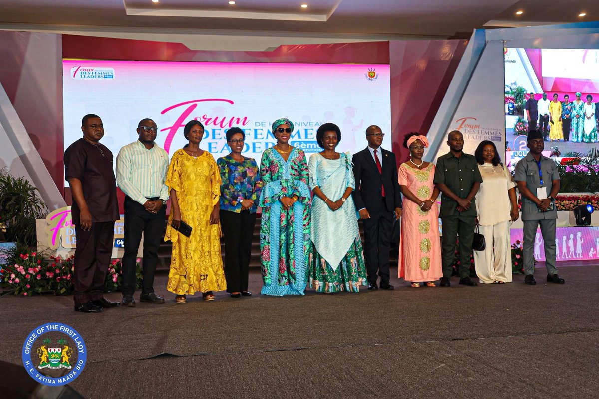 FirstLadyBio's tweet image. Today, we successfully concluded the 6th Edition of the High-Level Forum of Women Leaders in Burundi. 

As we bid farewell, I reiterate our message to every African girl: &apos;Successful Puberty, Reassuring Future&apos;. A girl who grows safely becomes a woman who grows boldly.

Let us…