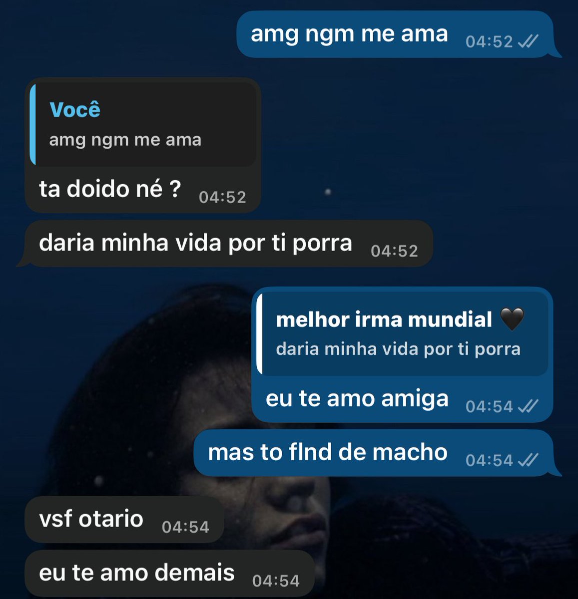 davizinh0e's tweet image. KKKKKKKKKK essa conversa aqui com mika