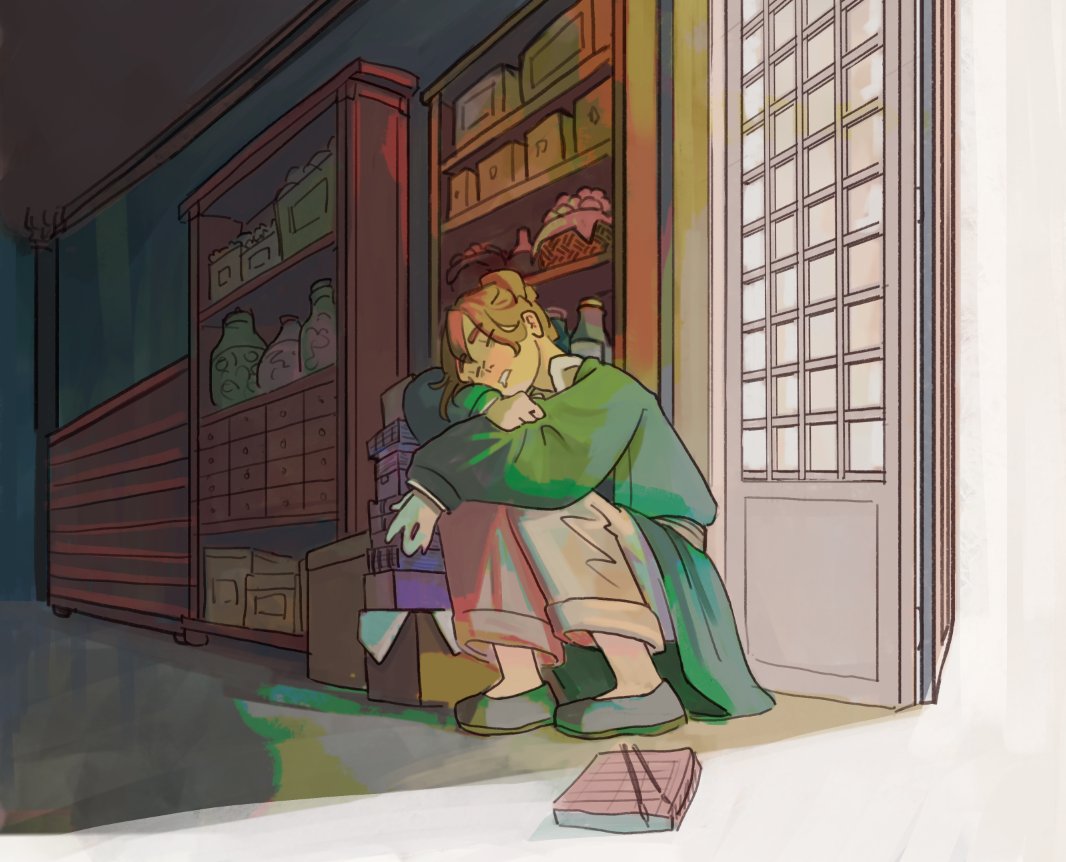 a nap during inventory