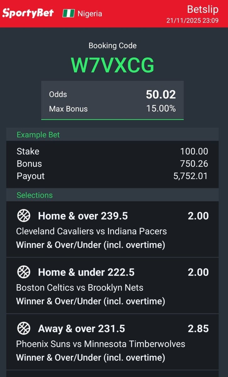 martinexfx's tweet image. Sportybet code 
Wake up and boom 💥