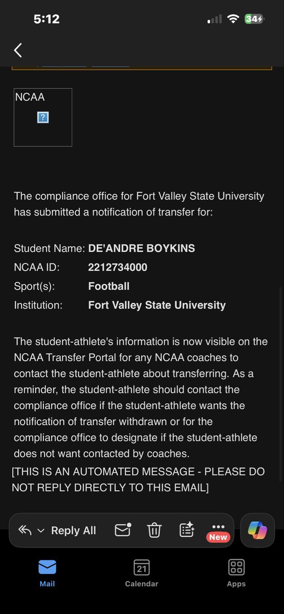 De’Andre R. Boykins ll. tweet media