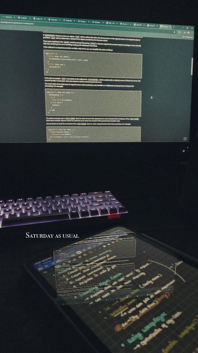 HarshvardhanRaw's tweet image. ✅ Phase 1 - Day 67  
• Worked on Error Handling ⚠️  
• Learned how to catch, manage, and display errors cleanly 💡  

#WebDev #BackendDev #ErrorHandling #NodeJS #FullStackJourney #100DaysOfCode