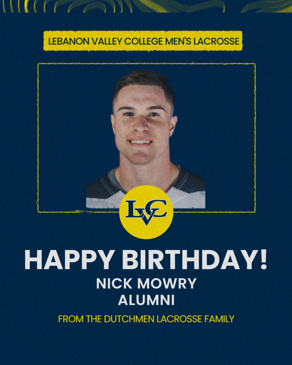 LVCMLax's tweet image. Happy Birthday to Alumni, Nick Mowry!

#lvcmlax #GoDutchmen