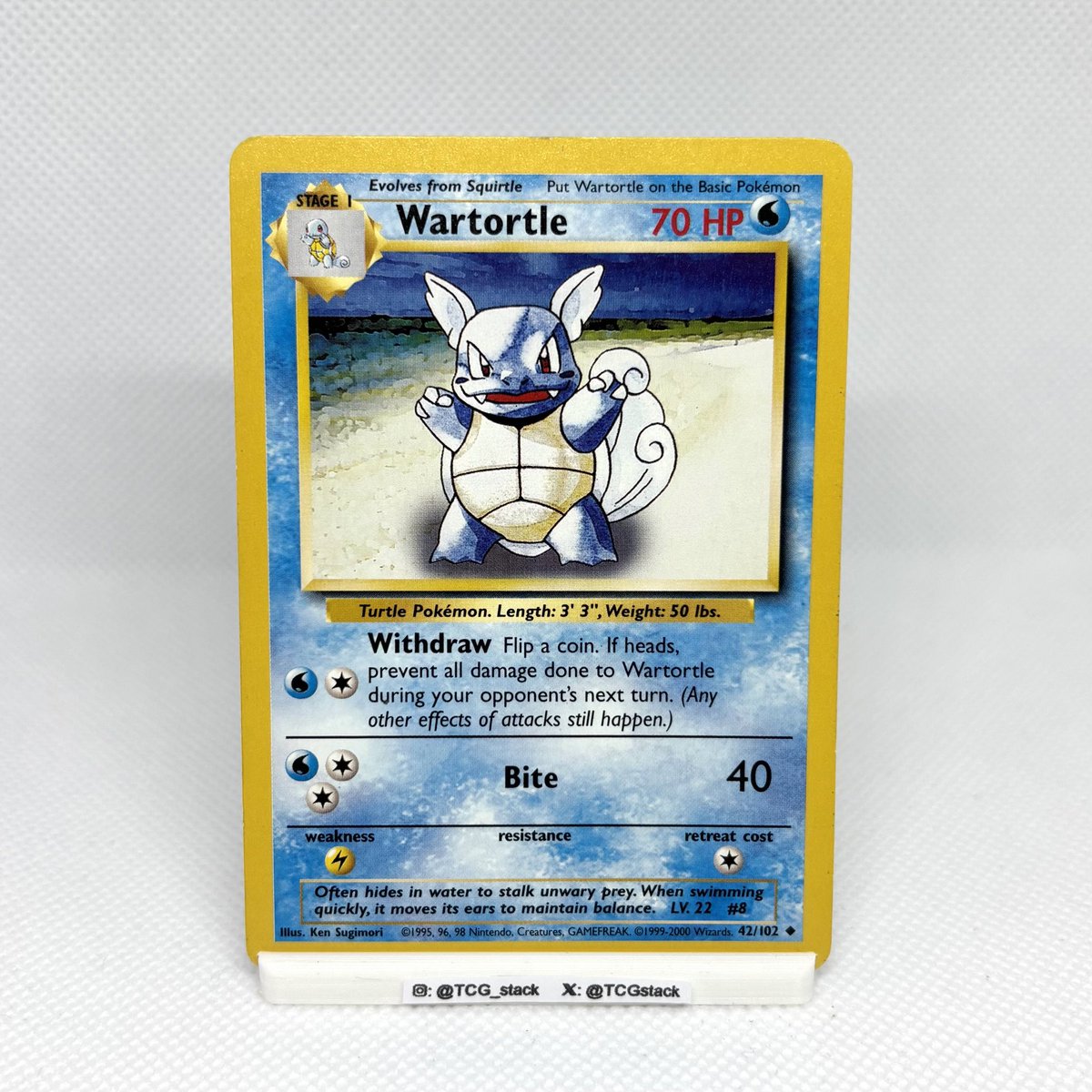 TCGstack's tweet image. Wartortle #pokemon
