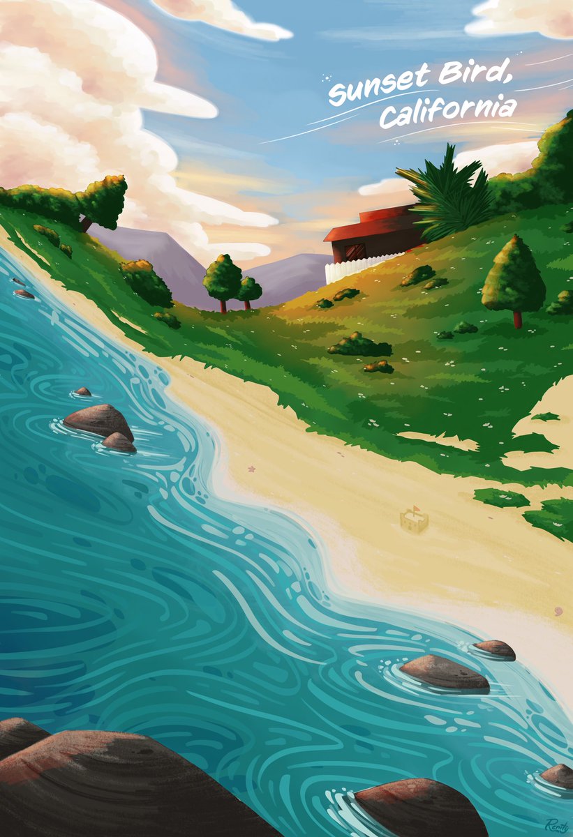 renitydraws's tweet image. Sunset Bird and Golden Grove :) 
#olnf #olba #Ourlifenowandforever #OurLifeBeginningsAndAlways