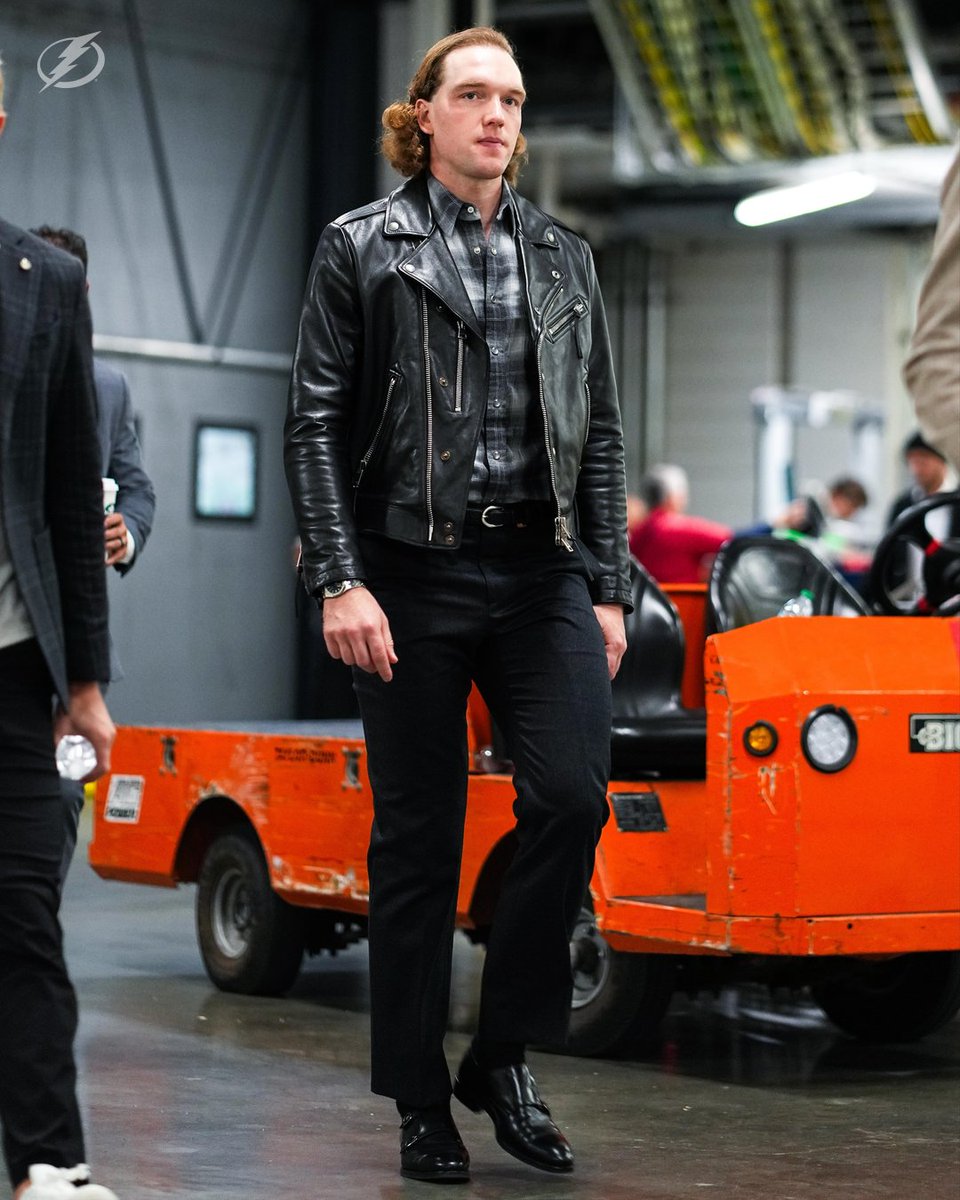 "Let’s be clear about something up front: Andrei Vasilevskiy is a leather jacket wearer."

<a href="/ThompsonBrandes/">Thompson Brandes</a> dives into our arrival attire with the updated dress code: tbl.co/Suits11-21