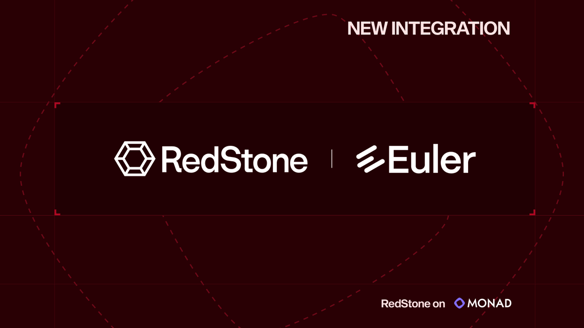 ComrSalafy's tweet photo. We are extending our work with @eulerfinance onto @monad.
Euler now uses RedStone’s Bolt + Push feeds for fast, secure data.
 RedStone keeps collateral values accurate, even on Monad’s high-speed engine.
 Building on Monad @redstone_defi is your scalable, builder-first data layer https://t.co/5JJbVE8cpi