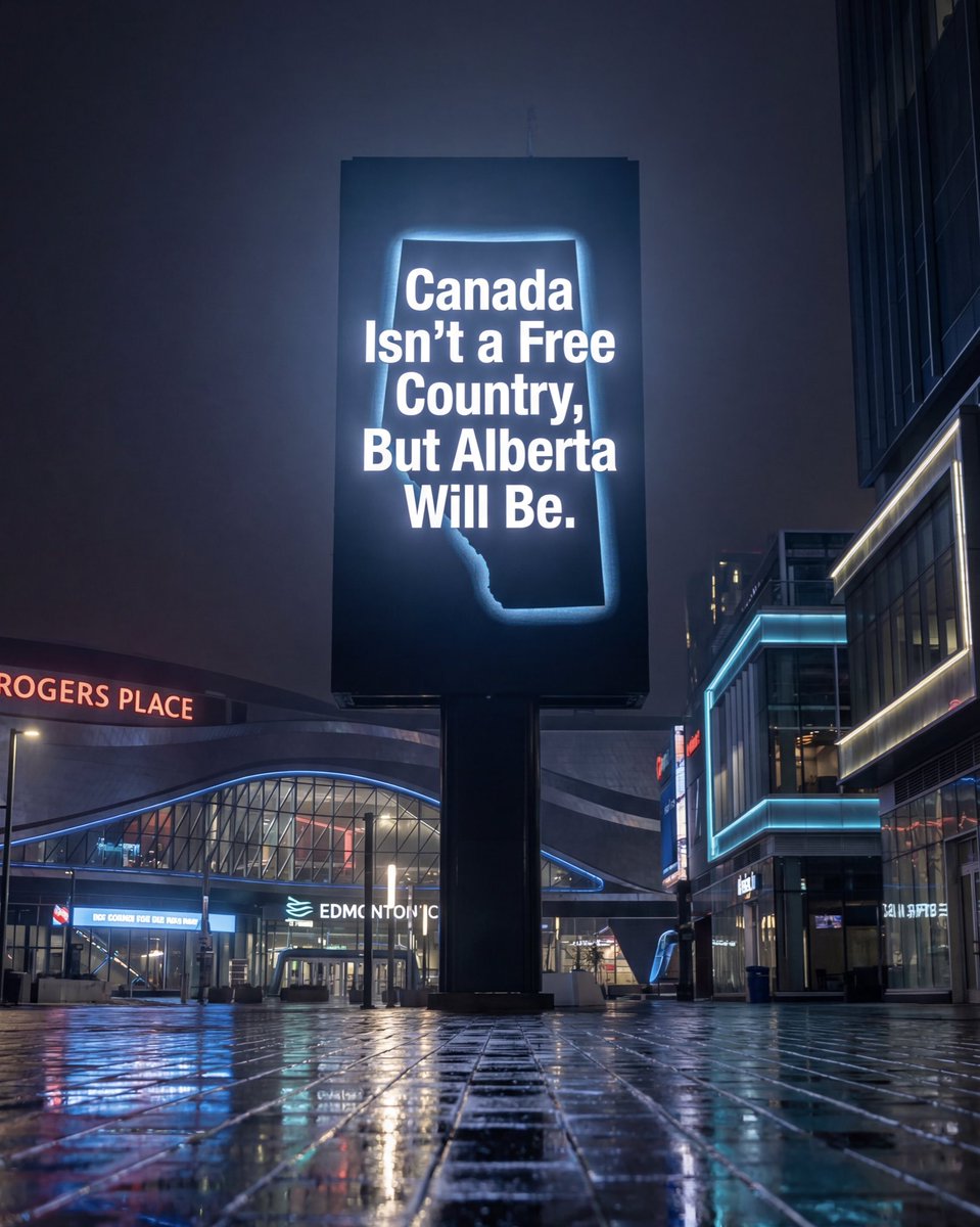 Canada isn’t a free country, but Alberta will be.

#AlbertaIndependence