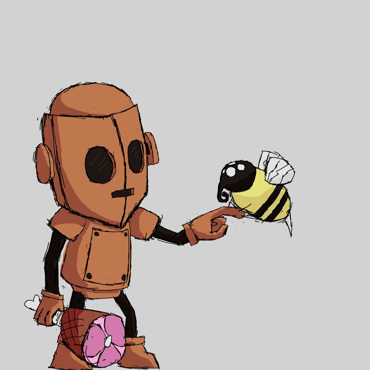 breadingbug's tweet image. taking a break from attacking forest critters to appreciate the one animal species you dont dislike