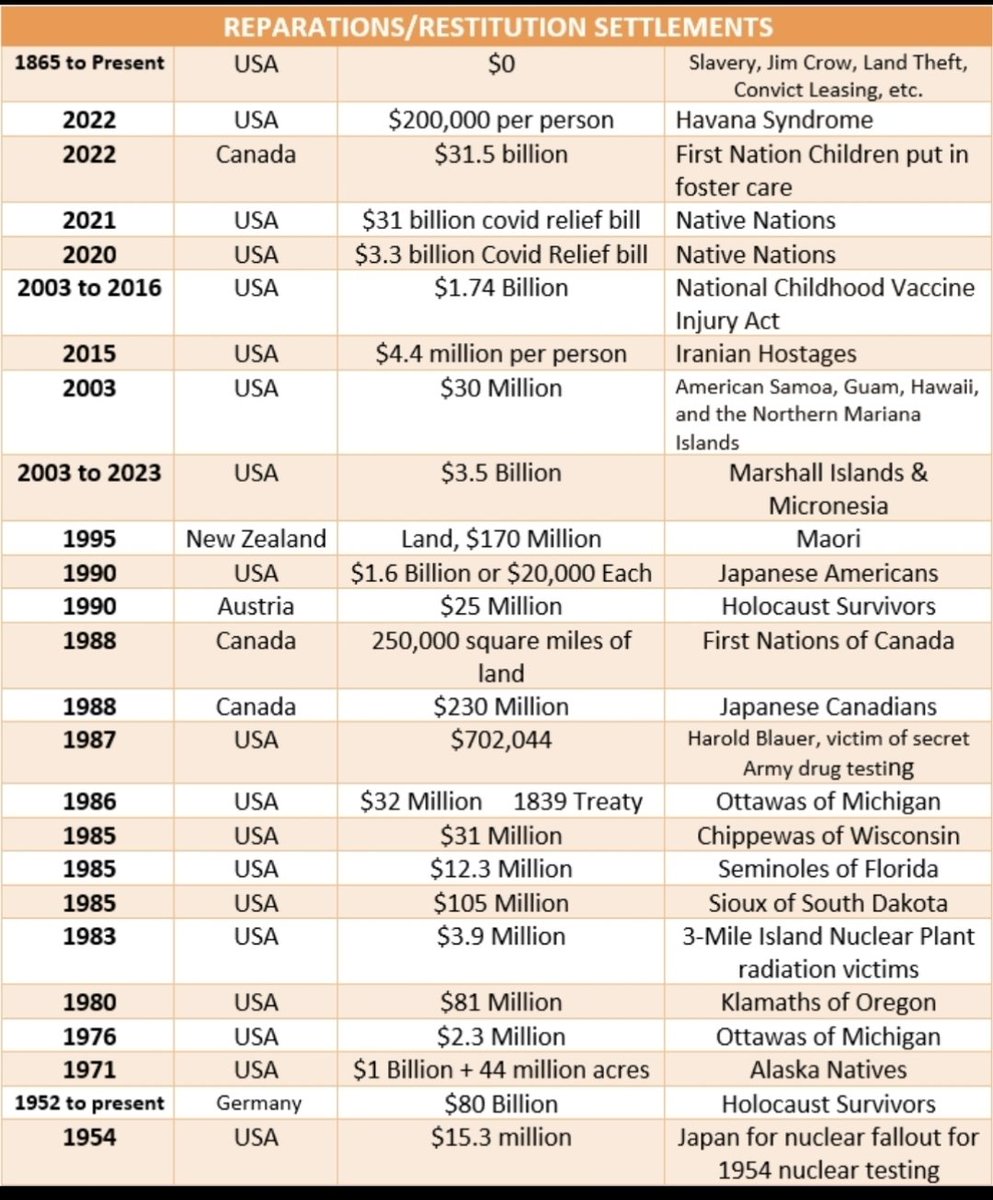 ADOSME1's tweet image. #ADOS
There is no need to tell American Descendants of Slavery what to prioritize because #ADOS are definitely prioritizing the top issues that are affecting our quality of life. We have well equipped leaders in @breakingbrown &amp;amp; @tonetalks. #Reparations are at the top our list.