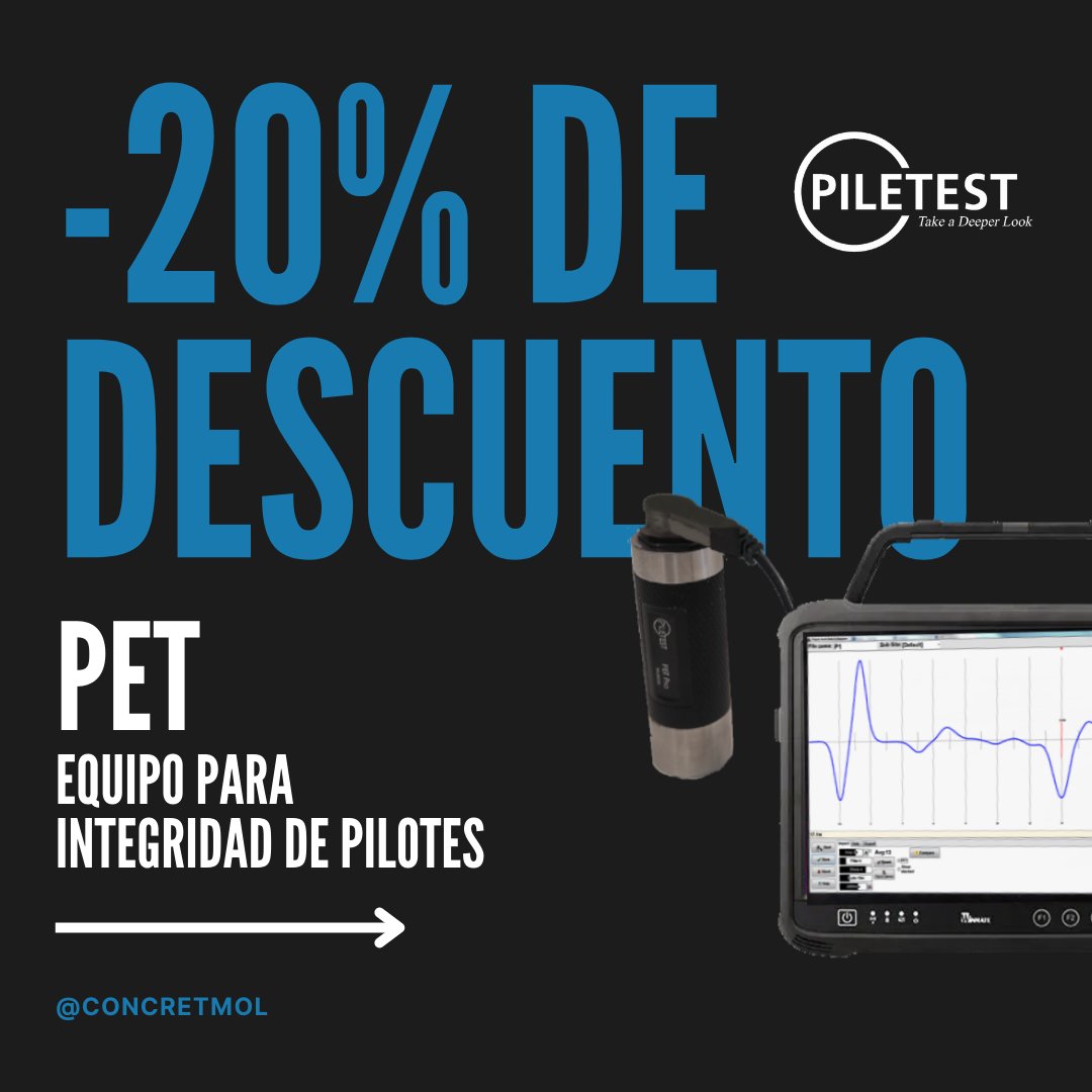 concretmol's tweet image. En @concretmol, impulsamos la precisión y eficiencia en tus proyectos geotécnicos con tecnología de vanguardia. Aprovecha nuestras opciones preferenciales de compra:

📩 Solicita más información o cotiza tu equipo hoy.

#Concretmol #Piletest #PET #Geotecnia #Cimentaciones