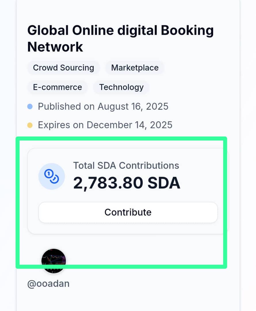 oopromise100's tweet image. Only 22 days left! ⏳
​Don&apos;t miss your chance to invest in the Global Online Digital Booking Network project today. Be a part of the revolutionary future of digital commerce!
​Invest Now!..sidrastart.com/project/fac2b5…

​#InvestmentOpportunity #22DaysLeft #DigitalBooking