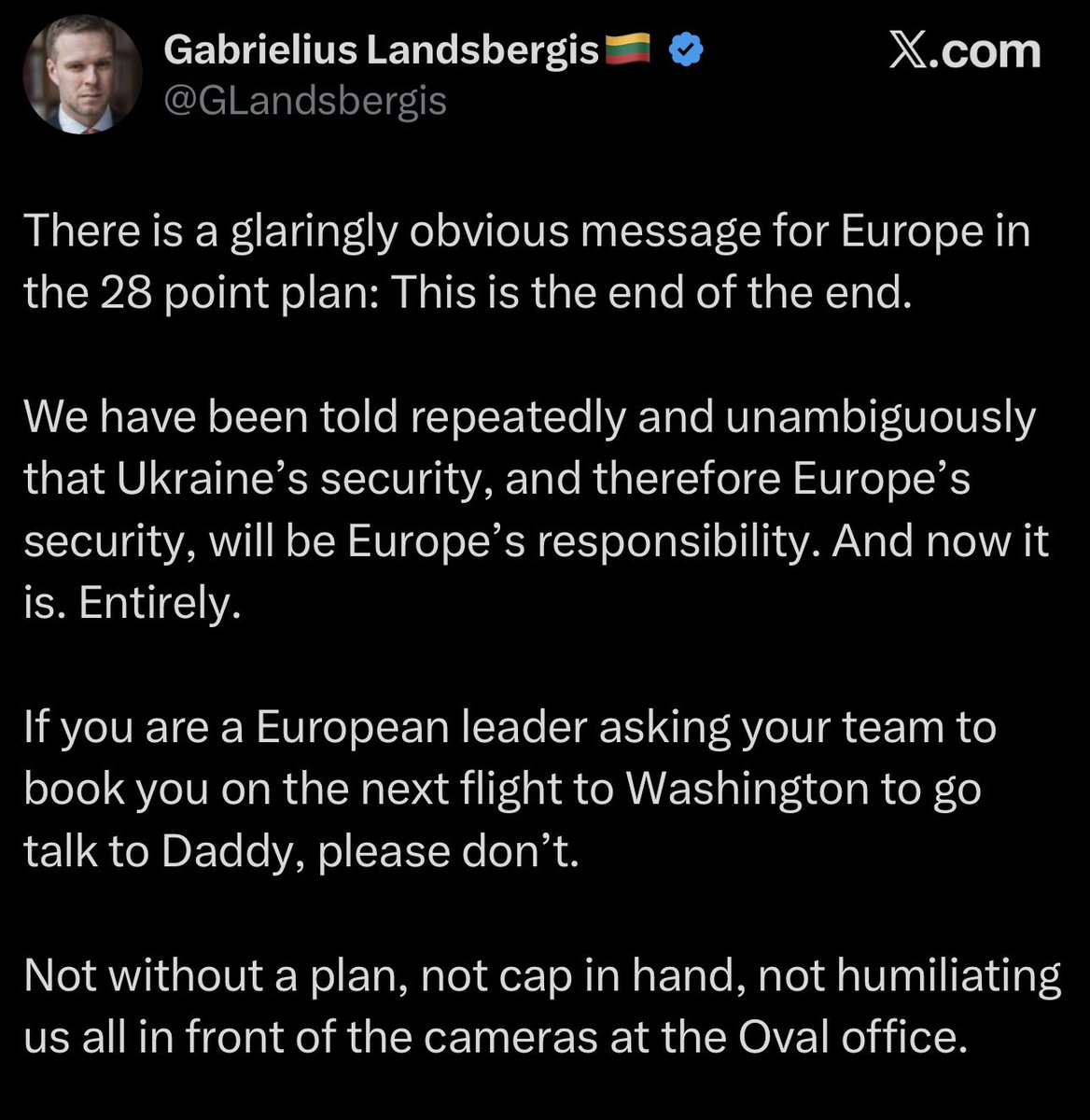 I’ve said this every month for a year.