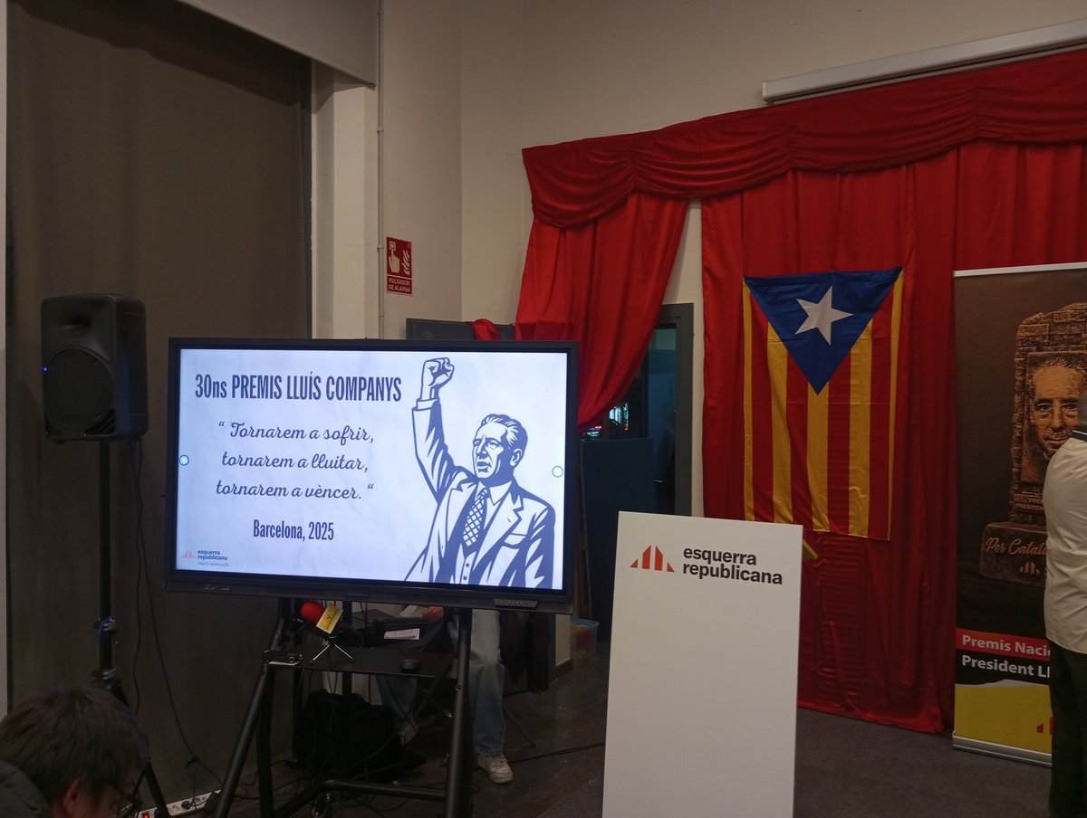 📢 Tot a punt per a la 30a edició dels #PremisLluísCompanys

Us esperem amb moltes ganes per compartir una tarda de reconeixement, compromís i inspiració