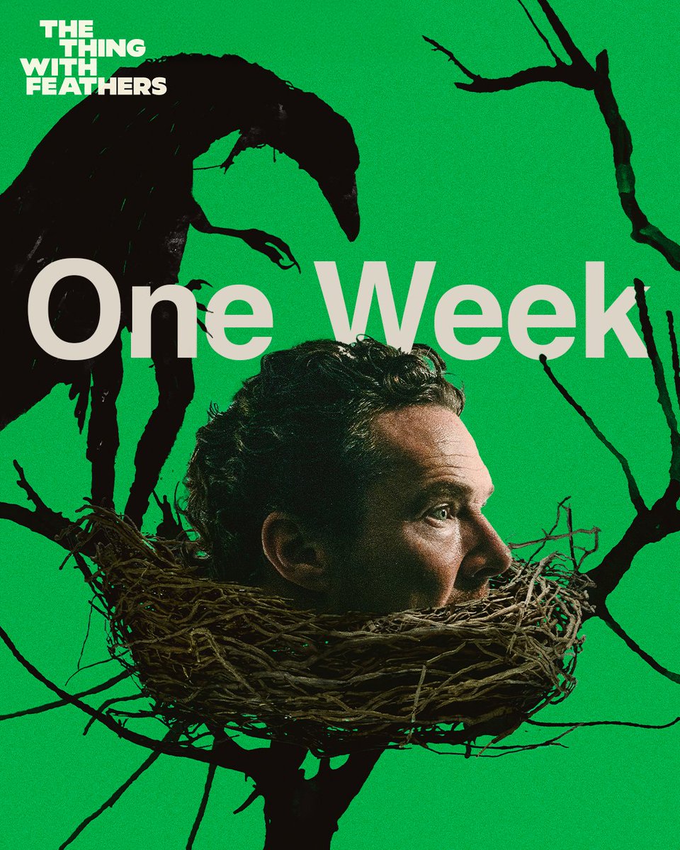 FeathersMovie's tweet image. In ONE WEEK, make room for Crow. The Thing with Feathers is only in theaters starting November 28. Get tickets now: thingwithfeathers.com