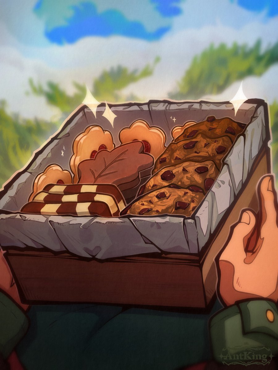 _AntKing's tweet image. Cookies🍪(1-4)

#oc #art #comic