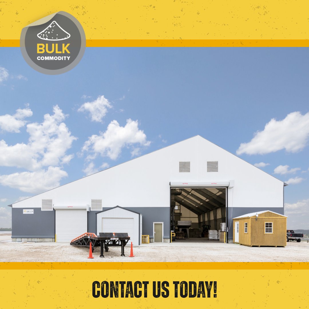 Legacy_Building's tweet image. Built for capacity. Engineered for performance. 💪
Ready to start your next bulk storage project?
Contact our team today to get started. 📞

#BuildWithLegacy #BulkStorage #LegacyNation #CustomDesign #StorageSolutions