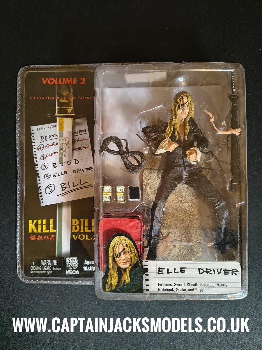 CaptainJModels's tweet image. Kill Bill Volume 2 Neca Reel Toys Elle Driver 6 Inch Collectable Action Figure Set
captainjacksmodels.co.uk

#killbill #killbillvol2 #necareeltoys #neca #necafigures #captainjacksmodels #elledriver #quentintarantinomovies #actionfigures #sixinchfigures