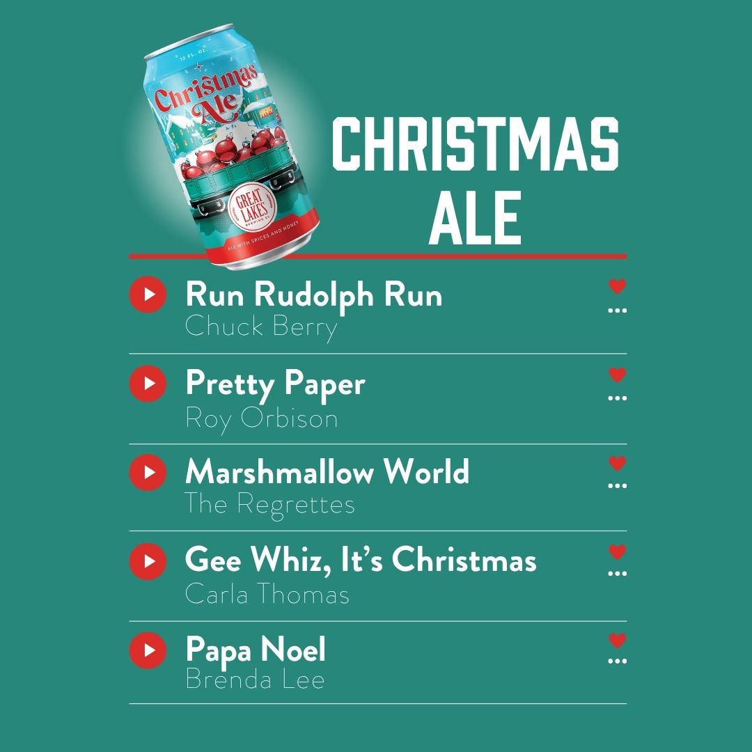 GLBC_Cleveland's tweet photo. Our latest beer-inspired playlist is here! ๐
Enjoy these holiday tunes while you crack open a Christmas Ale with friends, trim the tree, or try one of our Christmas Ale recipes! Which holiday jam would you add to the list?
https://t.co/Jdpo9SVymc
#playlist #christmasale https://t.co/IMxuVBrkQY