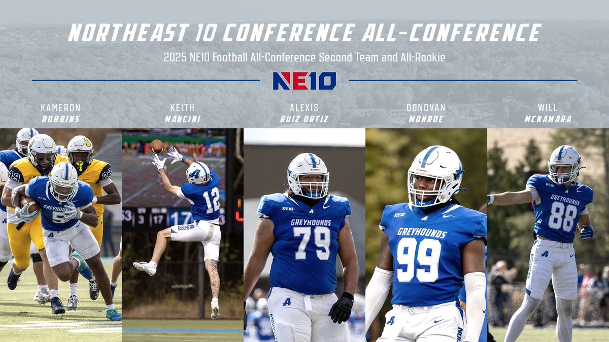 AssumptionFB's tweet image. We are proud to announce these ALL-CONFERENCE Hounds! #𝘼𝘿𝙑𝘼𝙉𝙏𝘼𝙂𝙀