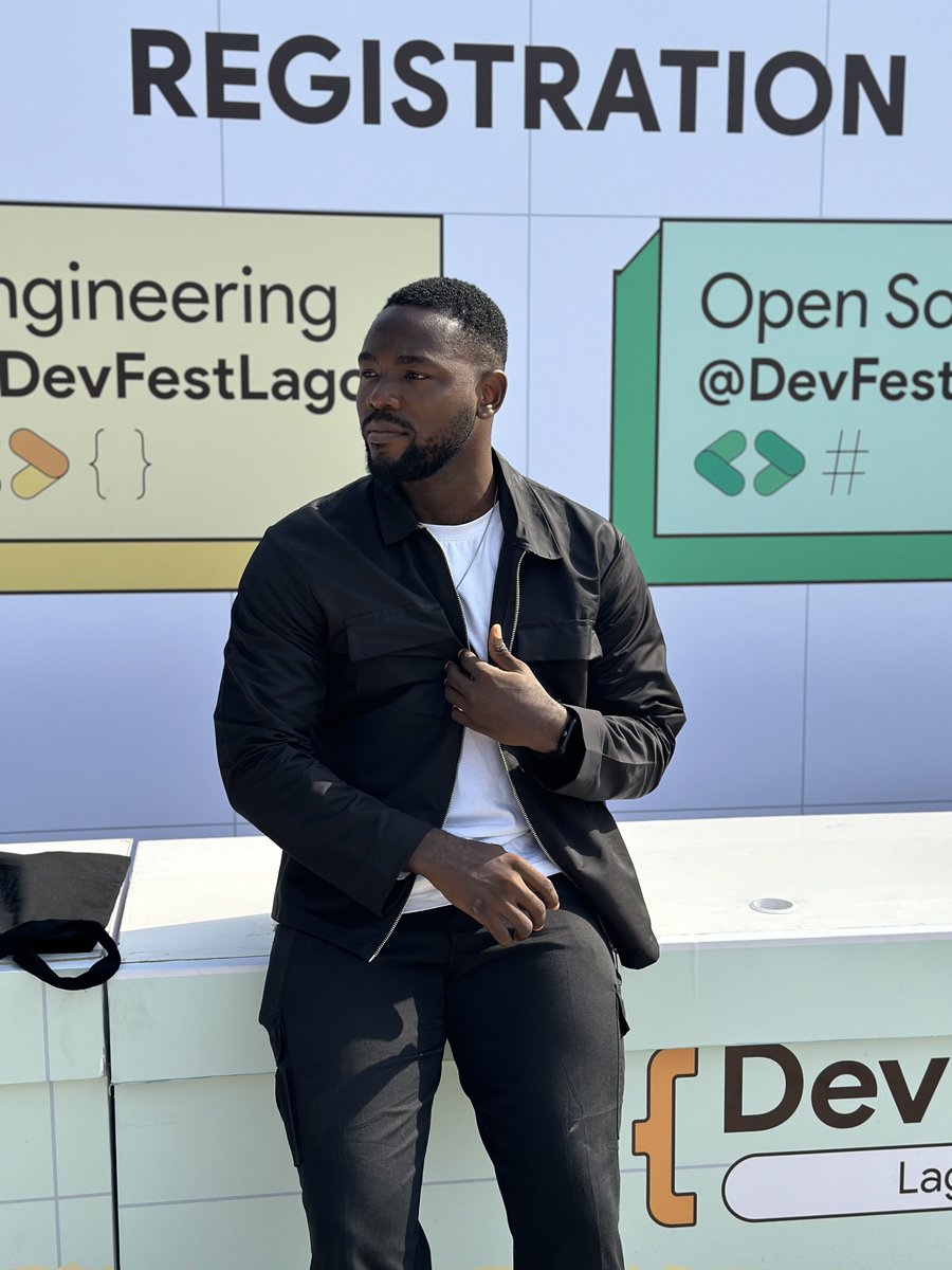 Devfest Lagos was fun and I got to meet a couple long-time mutuals🙂‍↔️