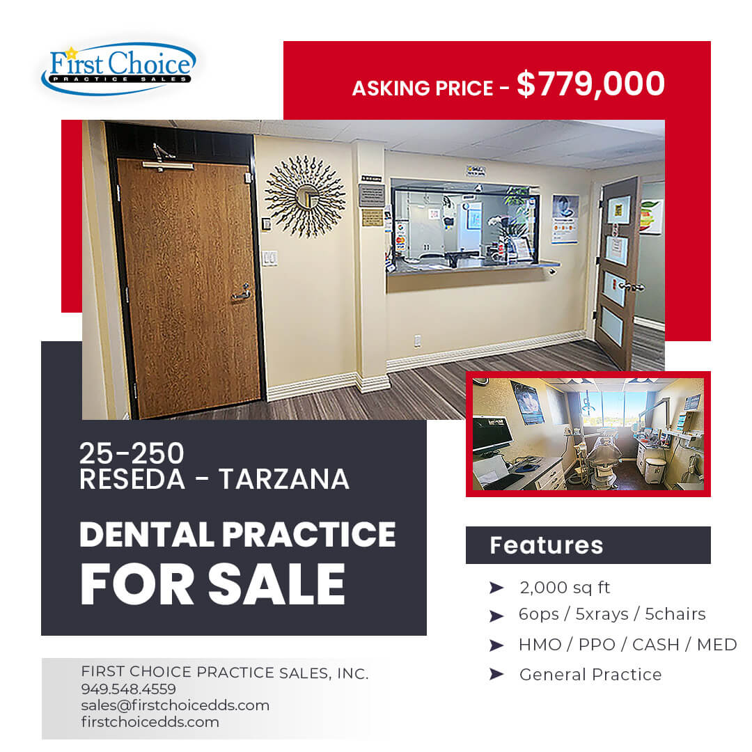 FirstChoicePS's tweet image. 🦷 For Sale: Established Reseda–Tarzana dental practice!

6 ops • digital X‑rays • modern interiors • loyal patients • 20+ new patients/mo • strong net income • low rent.

📍 Prime SoCal location
💰 Asking $779K

👉 Details: firstchoicedds.com/dental-office-…

First Choice Practice…
