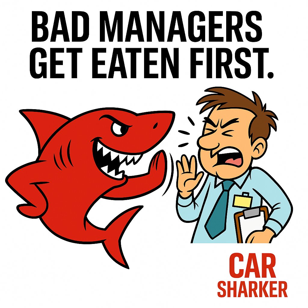 CarSharker's tweet image. Bitch Slap a Bad Manager #carsharker #closer