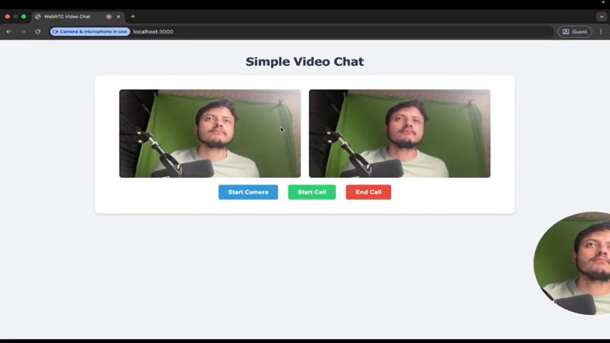 Samir_kumar19's tweet image. Day 37 of #100DaysOfCode 🚀
1️⃣ Studied WebRTC (~3 hrs) — learned how video calling works 🎥
2️⃣ Added basic video-call features
3️⃣ Solved the day-before-yesterday LeetCode POTD after a long gap 
⚡ Productivity: Medium
@rohit_negi9
#WebRTC #WebDev #LeetCode #BuildInPublic
