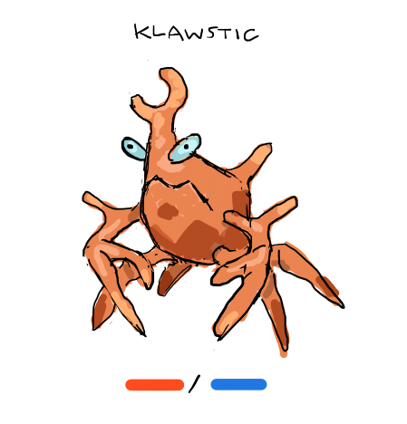 anotha one, fire coral crab