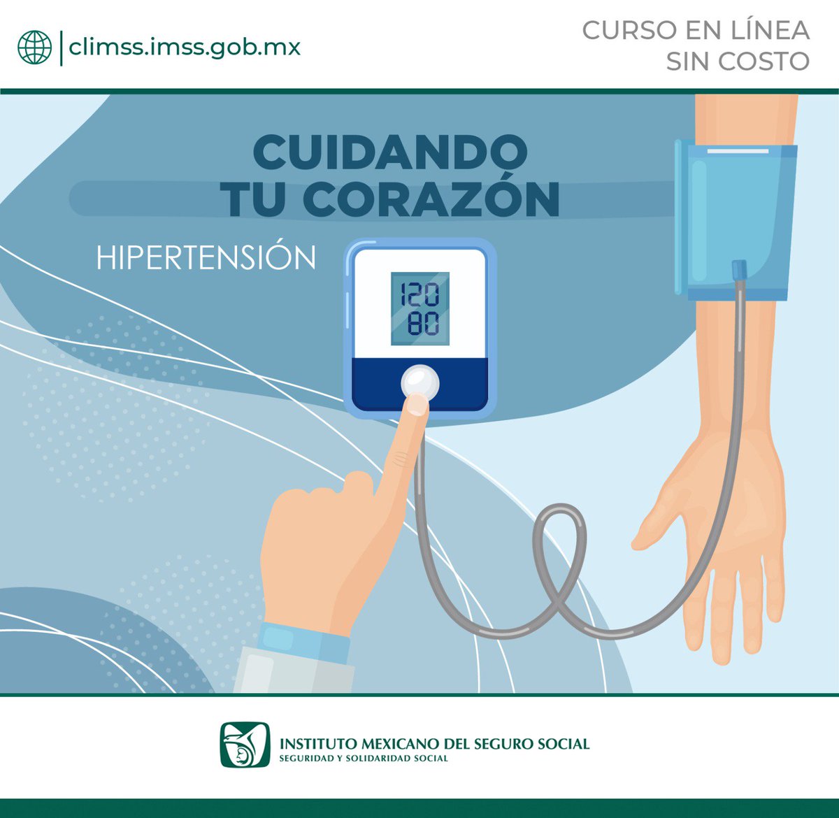 Tu_IMSS_TAM's tweet image. ❤️ Cuida tu corazón ❤️

Conoce el curso gratuito del CLIMSS que te ayuda a cuidar tu corazón, aprender hábitos saludables y prevenir enfermedades cardiovasculares de manera sencilla. 👀 

Accede de manera gratuita a través de: climss.imss.gob.mx