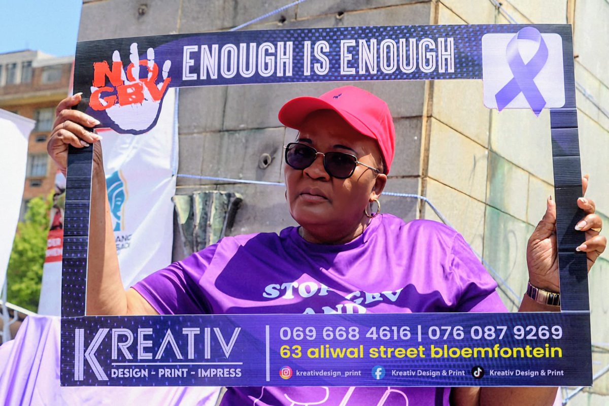 SocdevFs's tweet photo. NATIONAL WOMEN’S SHUTDOWN!

The MEC said, "As a society, let us work together to eradicate GBV in our province and in South Africa as a whole. We must create an environment where women and children feel safe and protected at all times.”

END GBVF! 💜
#fssocdev https://t.co/co6cRYej4i
