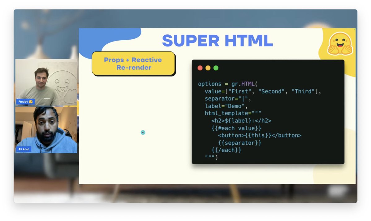 cocktailpeanut's tweet image. Reactive---the HTML can update in realtime, which means you can use this to implement pretty much anything, like you can write your own visualizer that updates in realtime, etc.