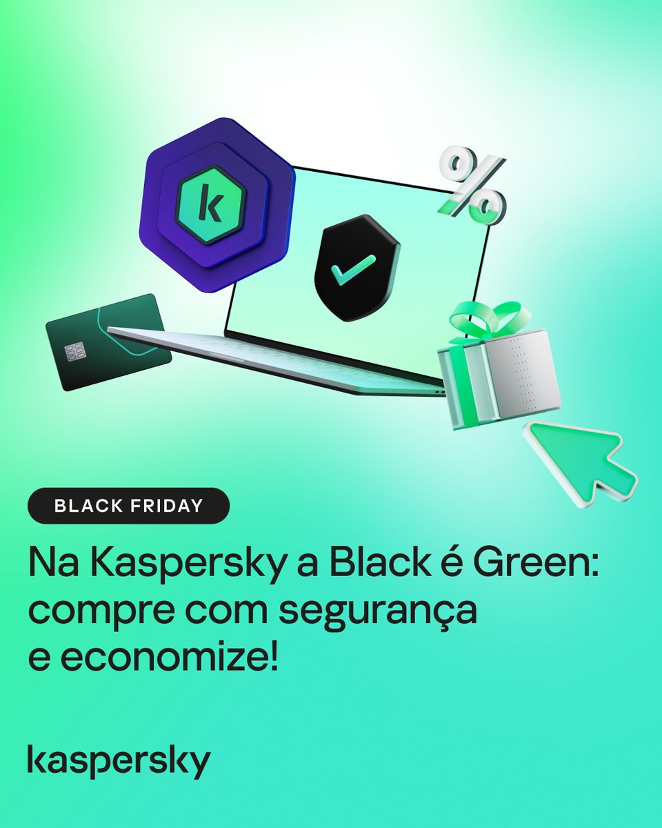 🌿💥 Chegou a Green Friday da Kaspersky!

Quer comprar com segurança e ainda economizar um montão? Então aproveite os super descontos nos serviços de proteção digital e fica de boa na internet. 😉

Saiba mais: kas.pr/tqa6