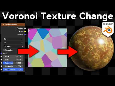 contentguild's tweet image. #Voronoi texture changed and may break your material in #Blender #Blender5  bit.ly/4pirSOP