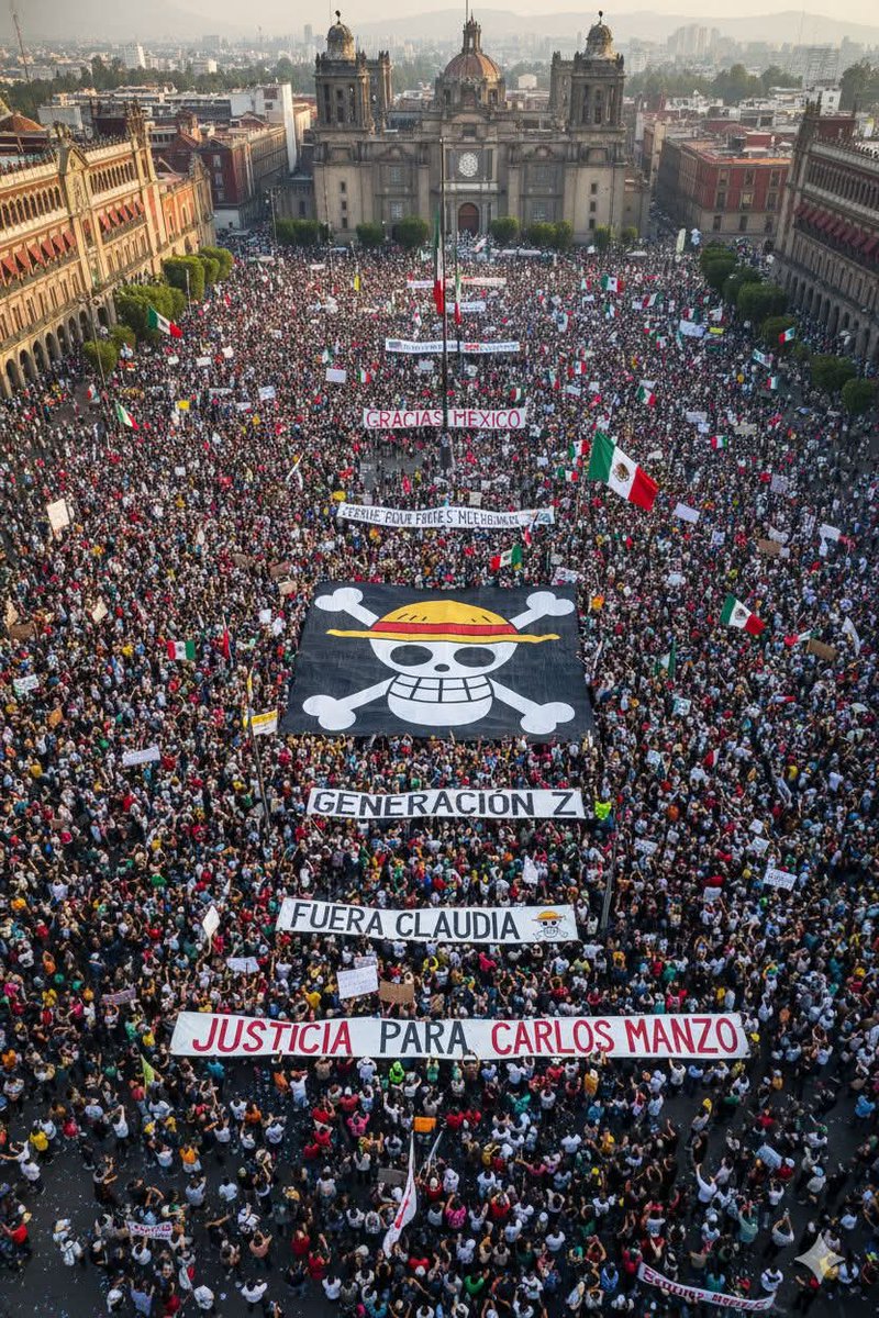Mr_Civico's tweet image. 🇲🇽🫰🏻 Hoy se escribe una nueva página en la historia. La Mega Marcha del 15 de Noviembre es más que un evento; es el grito unificado de un pueblo que exige un futuro con seguridad, justicia y paz. Es la muestra palpable de que, cuando nos unimos, nuestra voz es imparable.

Cada…