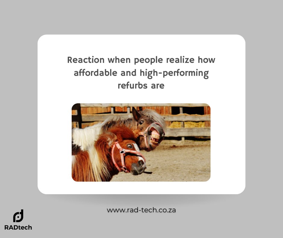 RADtechptyltd's tweet image. High performance + big savings = smart IT upgrade.

Click the link to check available refurbs zurl.co/xoGDx 
#radtech #refurb #smartech #shop