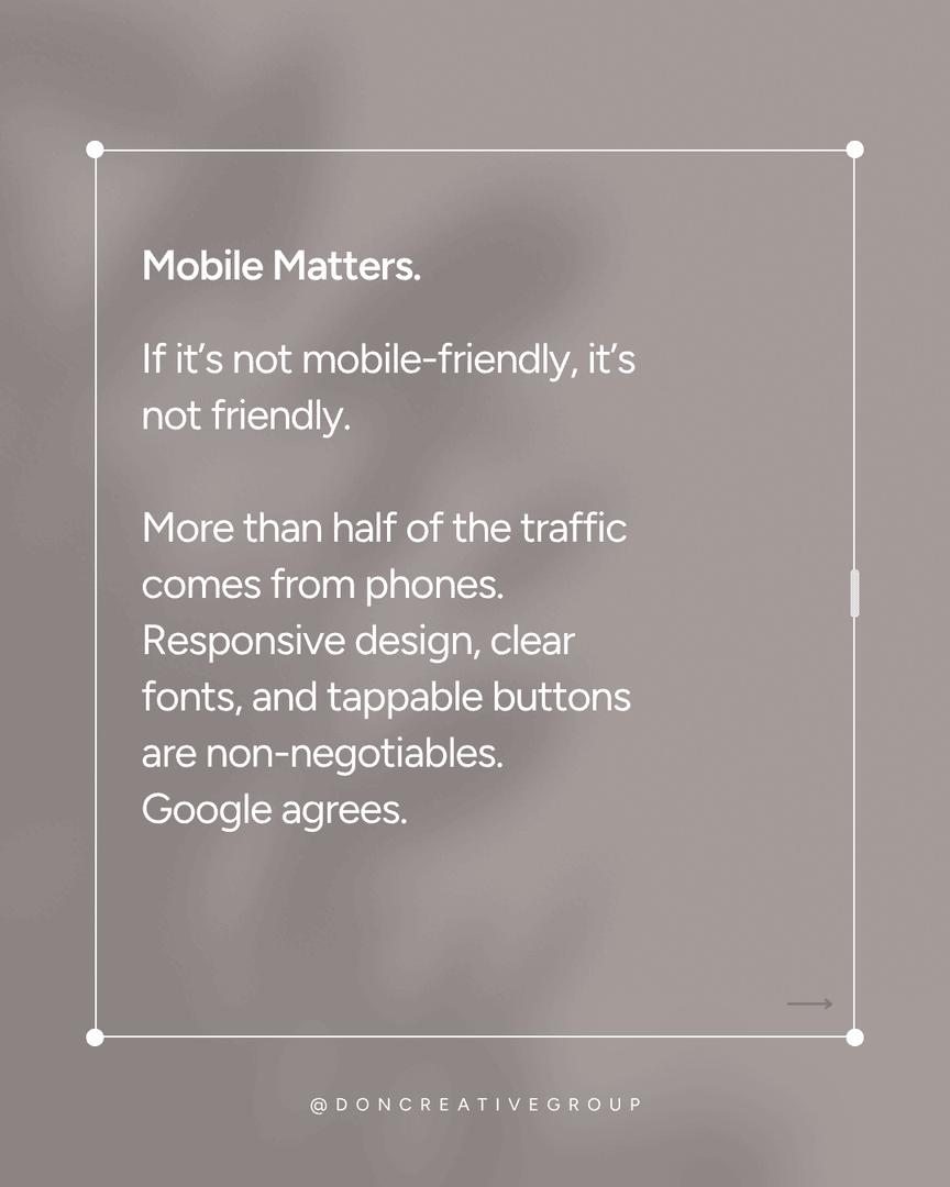 DonCreativeGrp's tweet image. We treat your website like the living, breathing asset it is.

Because when your SEO works with your strategy, the results don’t just look good, they perform.

Schedule a call: doncreativegroup.com/contact/schedu…

#SEOForGrowth #ContentThatConverts #DigitalVisibility #DonCreativeGroup