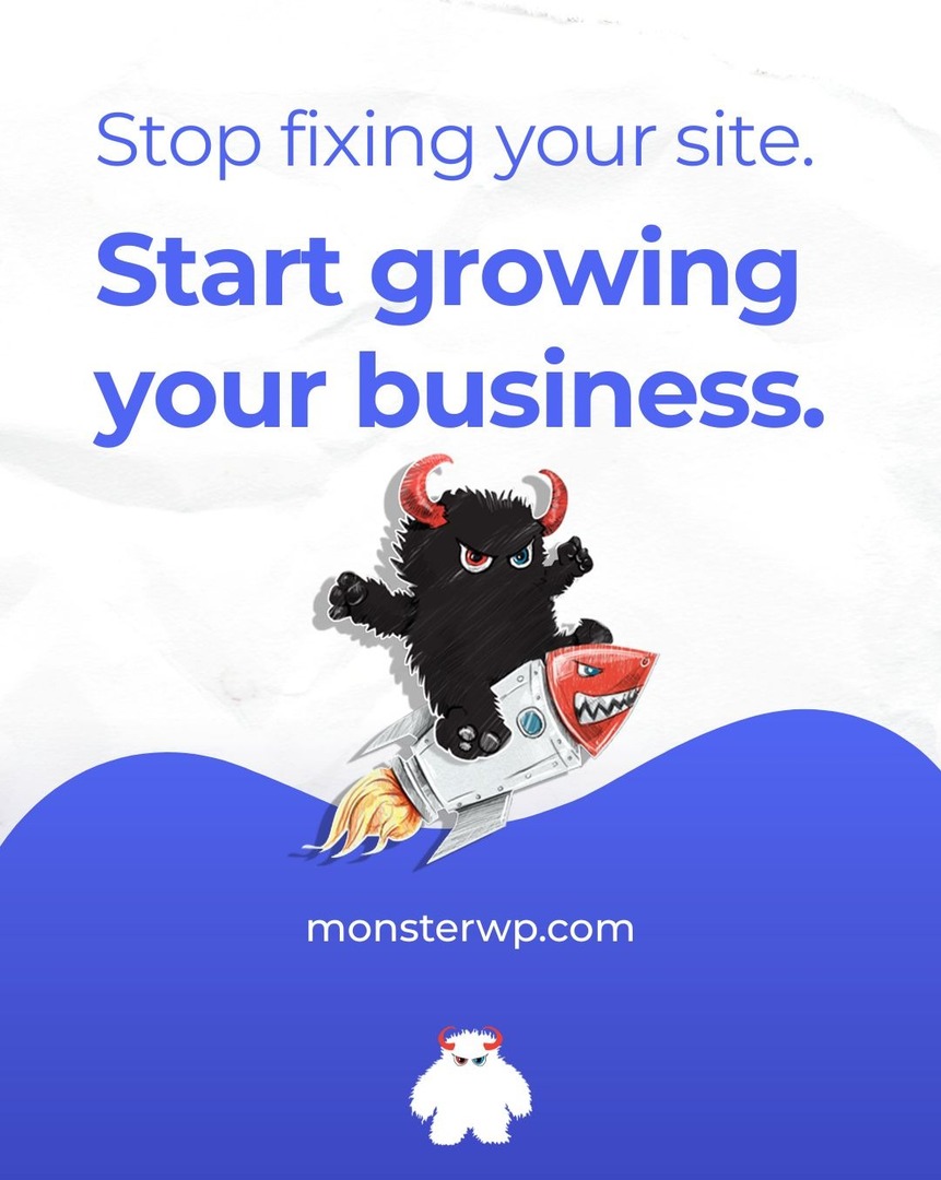 MonstrousMediaG's tweet image. If you’re still managing website updates yourself, you’re losing time that should be spent on growth.

MonsterWP keeps your site fast, secure, &amp;amp; supported so you can focus on your business, not your backend.

monsterwp.com 

#MonsterWP #WebsiteSupport