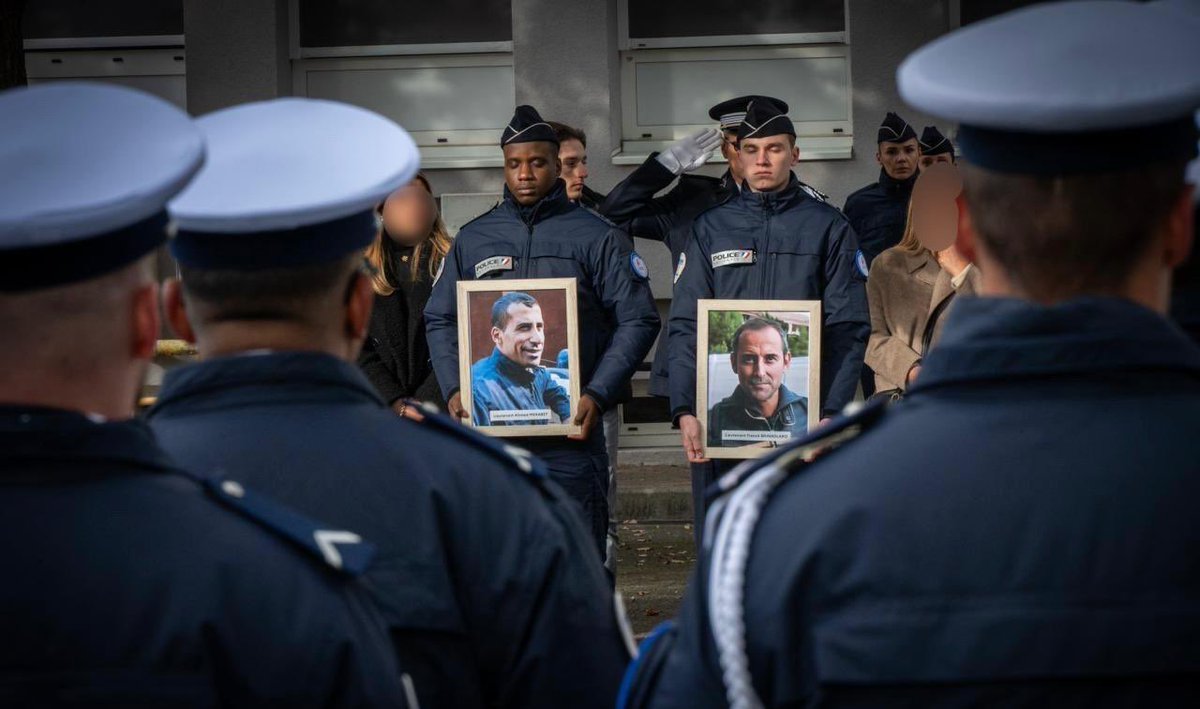 NunezLaurent's tweet image. Heureux d’avoir, à #Toulouse, assisté à la sortie de la 276e promotion de gardiens de la paix, qui a choisi de porter haut le nom de Franck Brinsolaro et Ahmed Merabet, morts en service, tués par des terroristes islamistes en 2015. 
C’est un hommage fort autant qu’un rappel de…