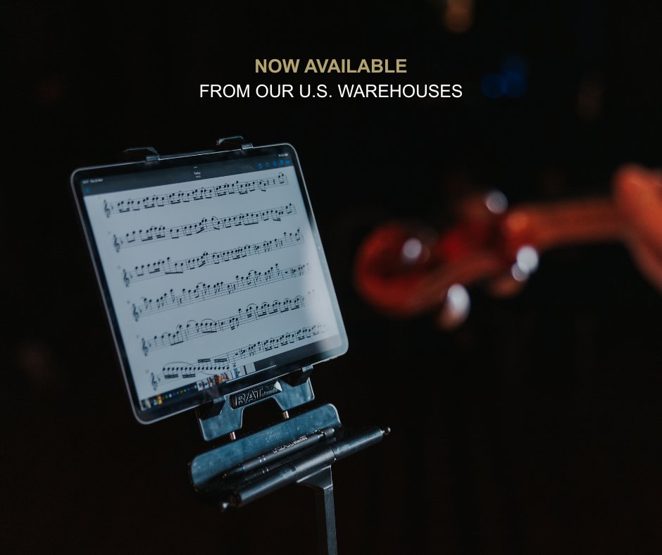 Big News! 🇺🇸

Our U.S. warehouses just got bigger!

Now you can get our best-selling Tablet Stands - plus more of your favourite RATstands products - shipped directly from the USA.

🔗Shop now: ow.ly/T0K250XupEs

#RATstands #RATstandsUSA #Music #Musicians #Conductor