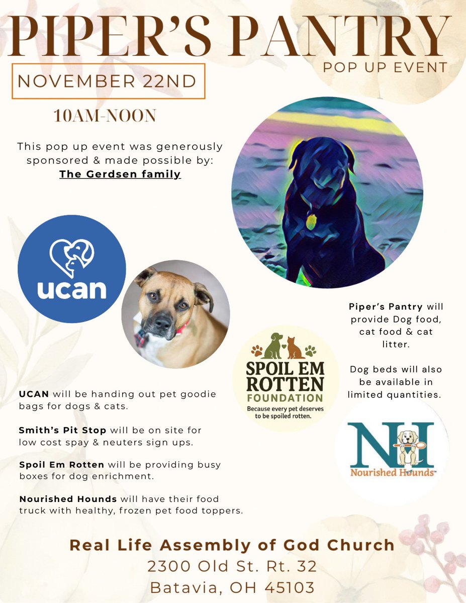 GCBHS's tweet image. 🐾 Everyone deserves support — including our furry friends! Stop by, spread the word, or donate to keep tails wagging and hearts full. 💛 #CommunityCare #PetPantry #StrongerTogether