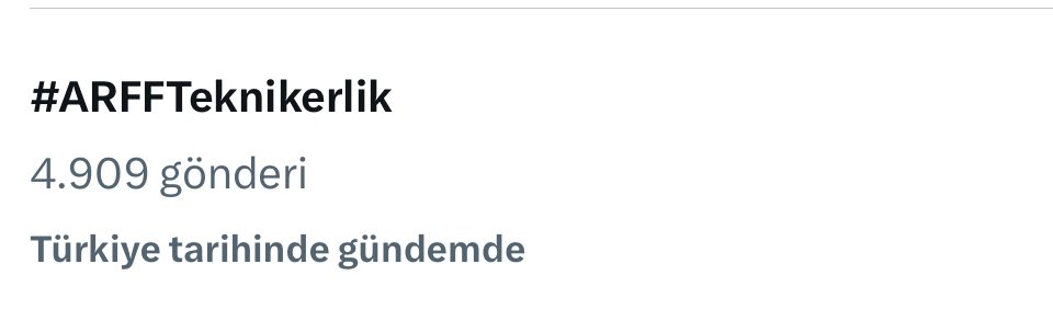 Teşekkürler. 

#ArffTeknikerlik
<a href="/ArffDernek/">Uluslararası ARFF Derneği</a>