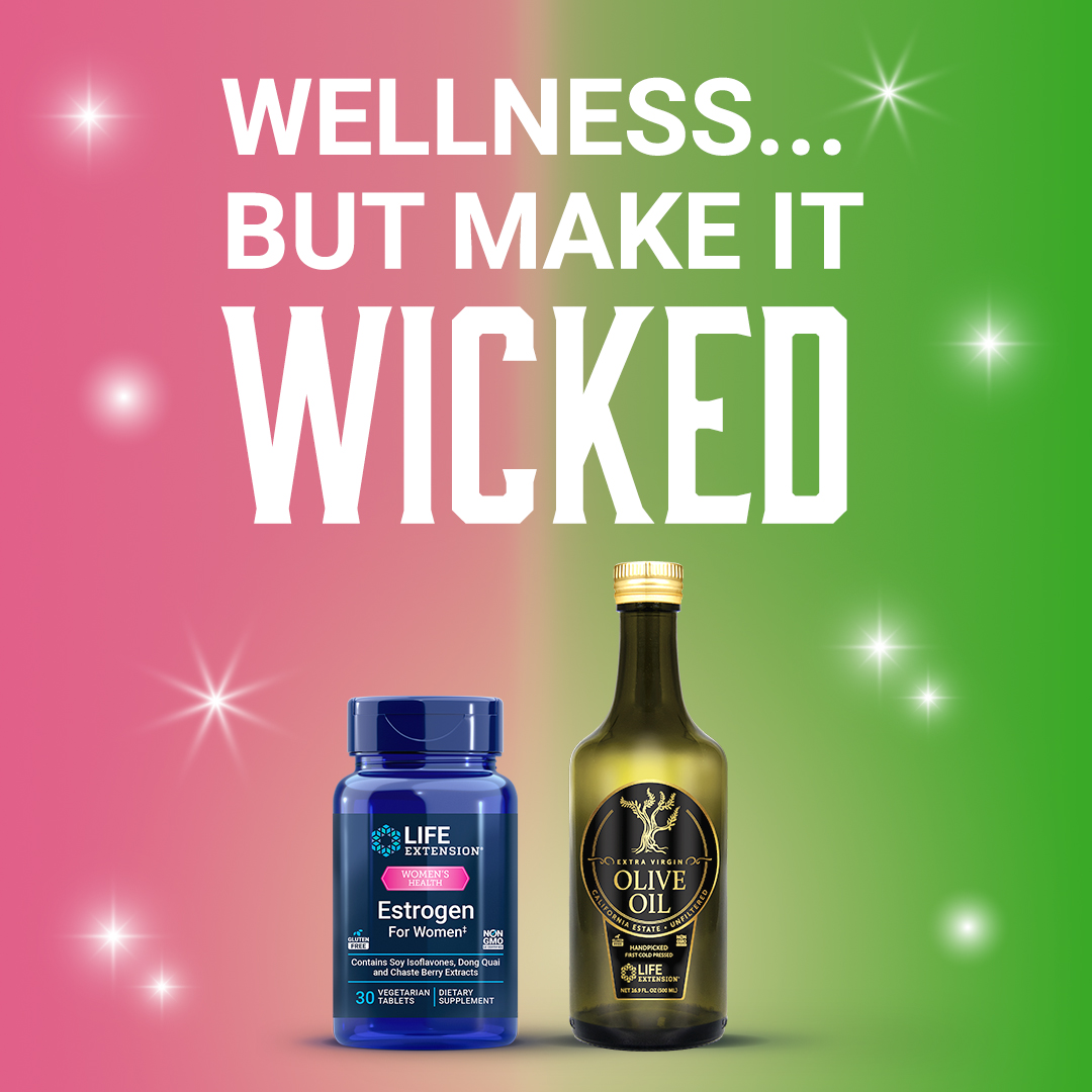 Superpower. Superfood.
What’s more wicked-good than that?

Drop a 💖 if you’re Team Pink or a 💚 if you’re Team Green.

#LifeExtension #WellnessDaily #WickedGood #HormoneHealth #HealthyLiving #WickedForGood #Wicked