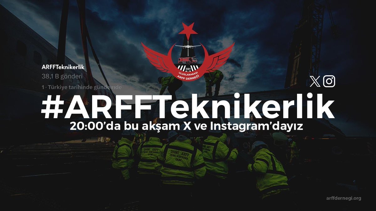Mstfcakmak's tweet photo. #ARFFTeknikerlik
@a_uraloglu 
@ecakmakdhmi 
@dhmikurumsal https://t.co/FO7fmXEmxt