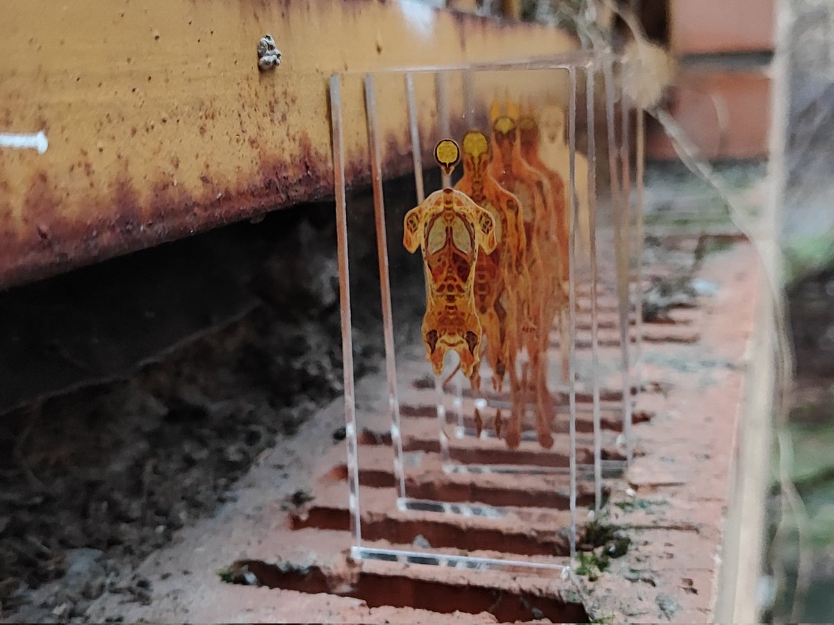 Finally! they turned out perfectly
my acrylic figures with werewolves 🐺