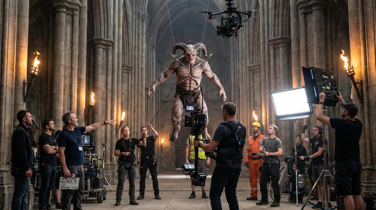 Behind the scene shots of new live action remake of Quake -... - Example 3